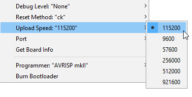 Selecting Generic ESP8266 Module