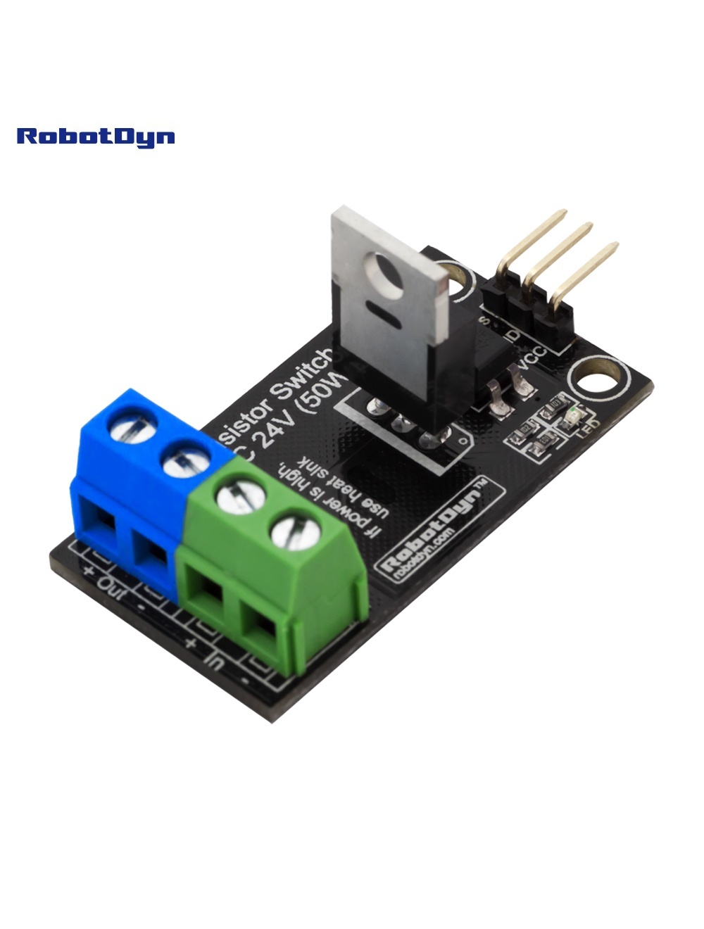 Transistor MOSFET DC Switch Relay, 5V Logic, DC 24V/30A