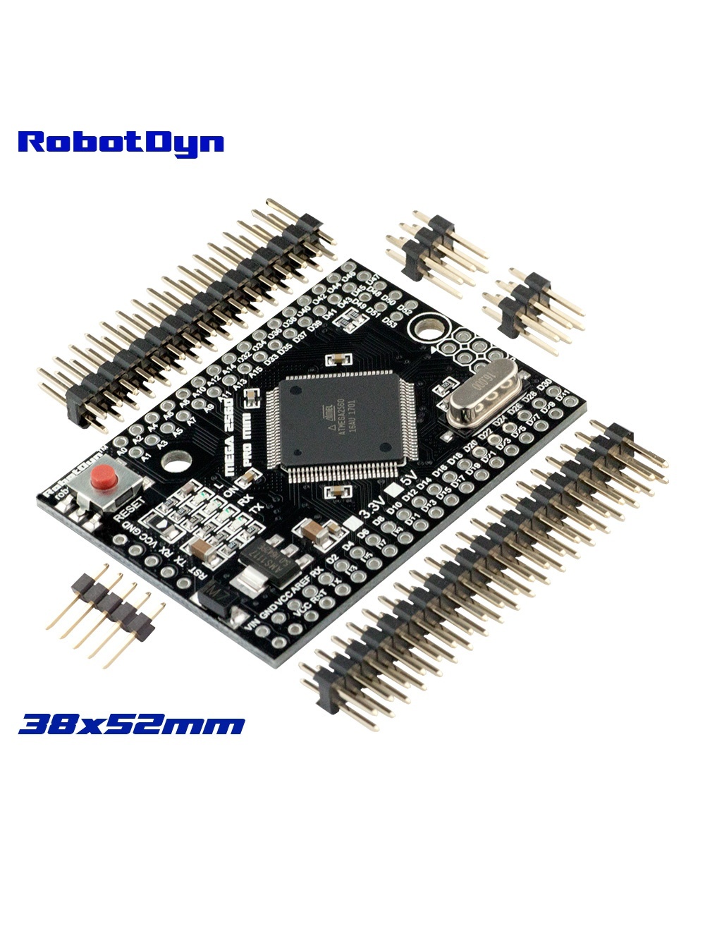 Mega 2560 PRO MINI, ATmega2560-16AU