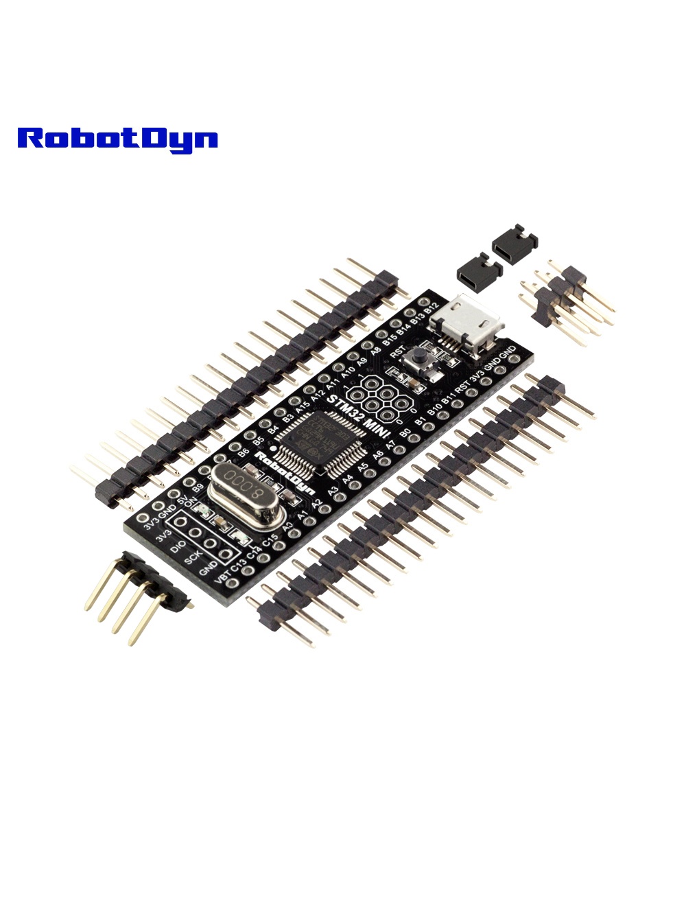 STM32F303CCT6 256 KB Flash, STM32 ARM Cortex-M4 Mini System Dev Board — view 1